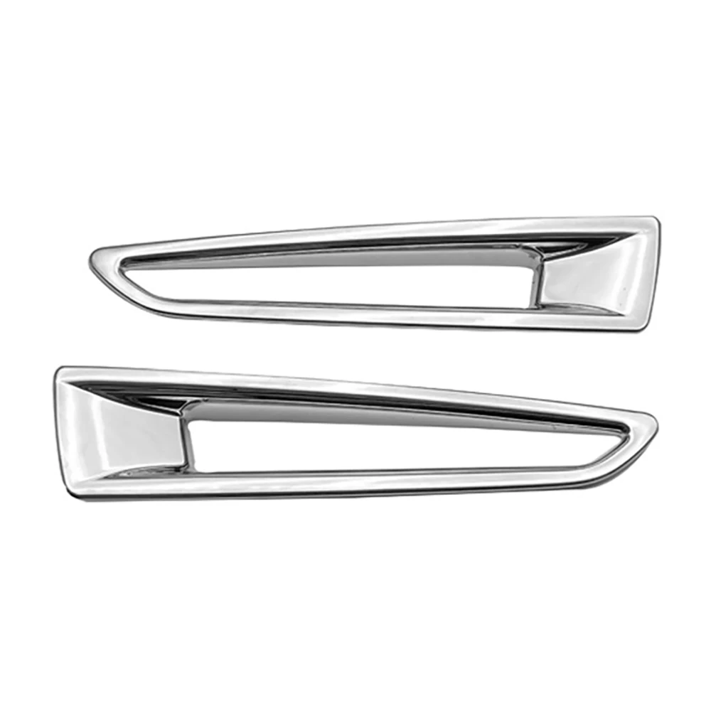 For Roomy 2019-2021 ABS Chrome Rear Fog Light Lamp Cover Trim Foglight Bezel Decoration Frame