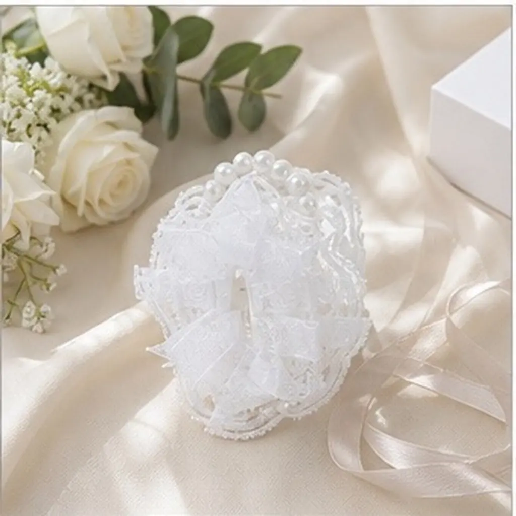 Pearl Bridesmaid Wrist Flowers – 10pcs Lightweight Handmade Wedding Bracelets for Party Ceremony