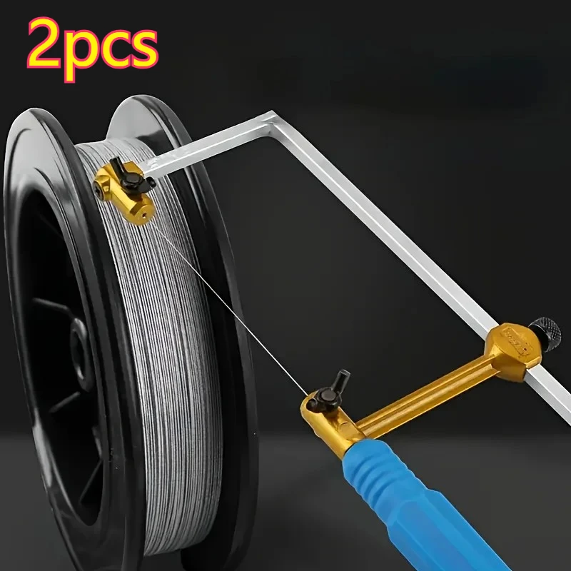 2pcs High-precision diamond cutting wire - hand silver cutting wire, durable home manual cutting tool, suitable for jade diamond