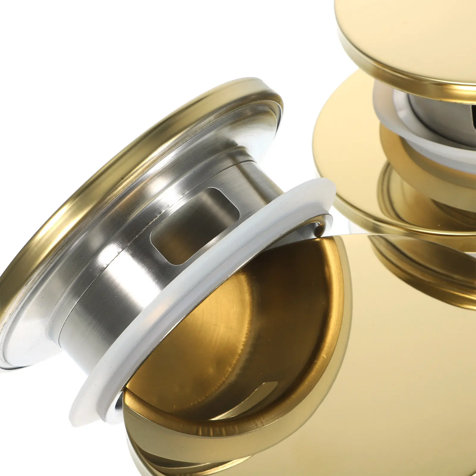 4Pcs Stainless Steel Tea Pot Lid, Heavy-Duty Filtering Pitcher Cover for Kitchen, Wear-Resistant & Sealing