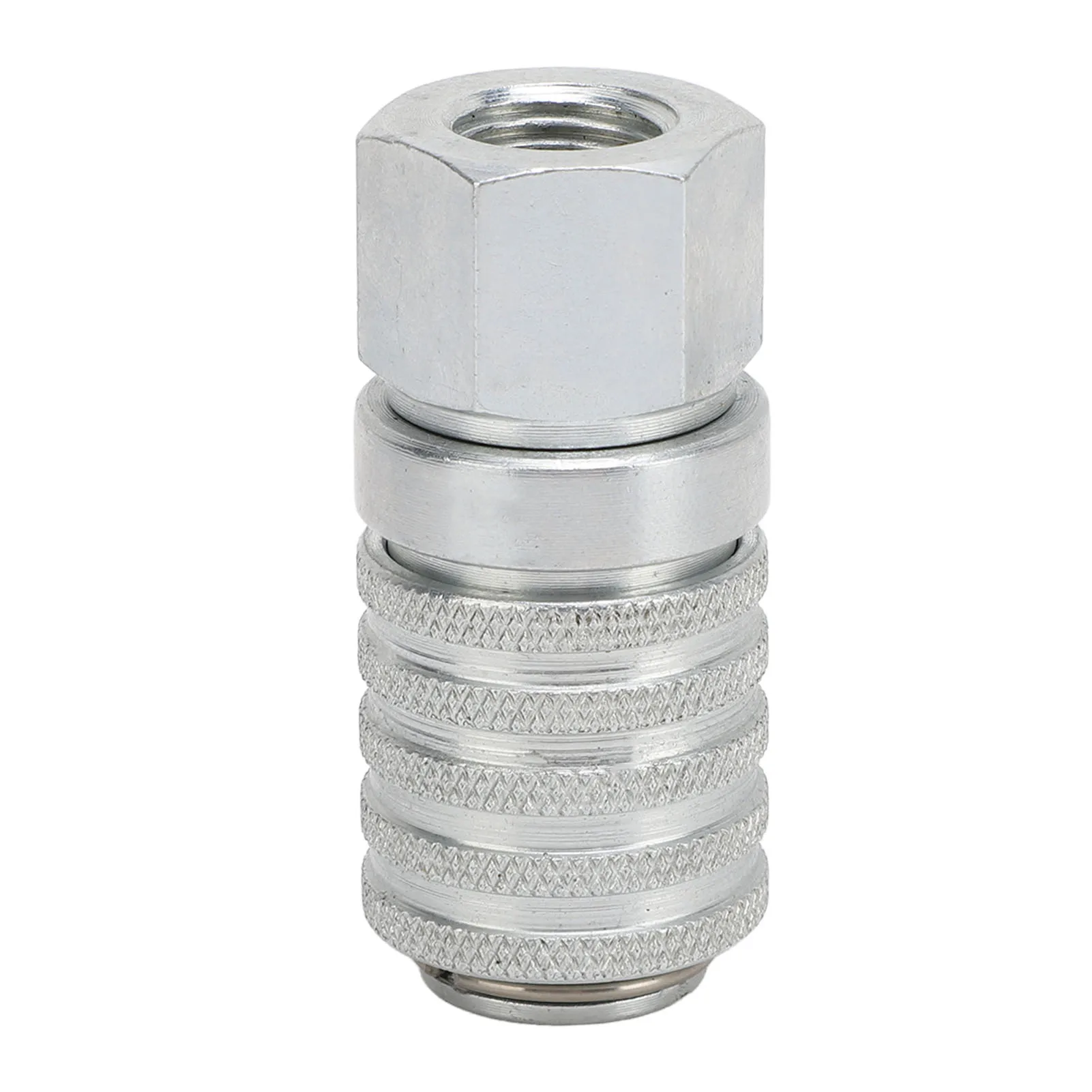 Diagnostic Equipment Coupler with Female Pipe Thread for PD242 Series Test Port 1/8in Body Size 1/4in‑18 NPTF Thread Size 2.12in