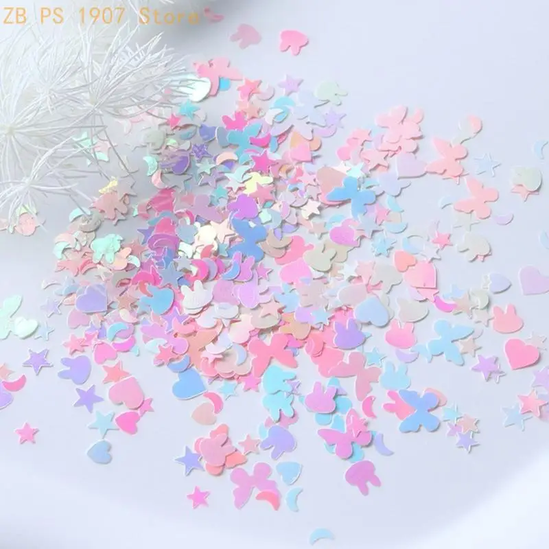 Glitter Sequins Mix Manicure Decoration Sparkling Sequins for DIY Art 55KA