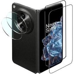 3D Curved Glass For Oppo Find N3 OnePlus Open Tempered Glass Camera Film For OnePlus Open Screen Protecto