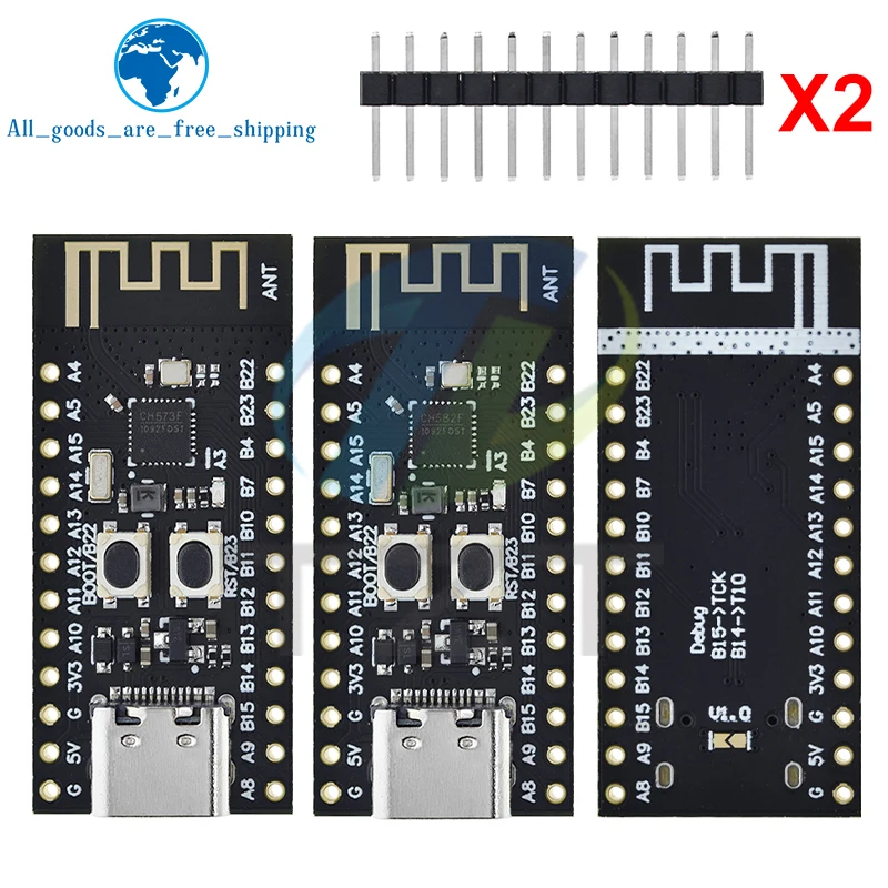 CH573F CH582F BLE5.3 BLE4.2 Ble Core Board Modul 60 MHz RAM 18 KB 32 KB ROM 448 KB