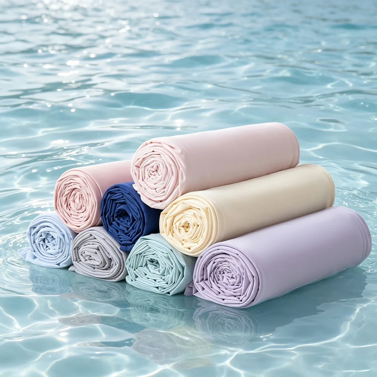 Solid Cooling Silk Feeling Bed Sheet with Moisture - Absorbing and Breathable Features Instant Cool Sensation