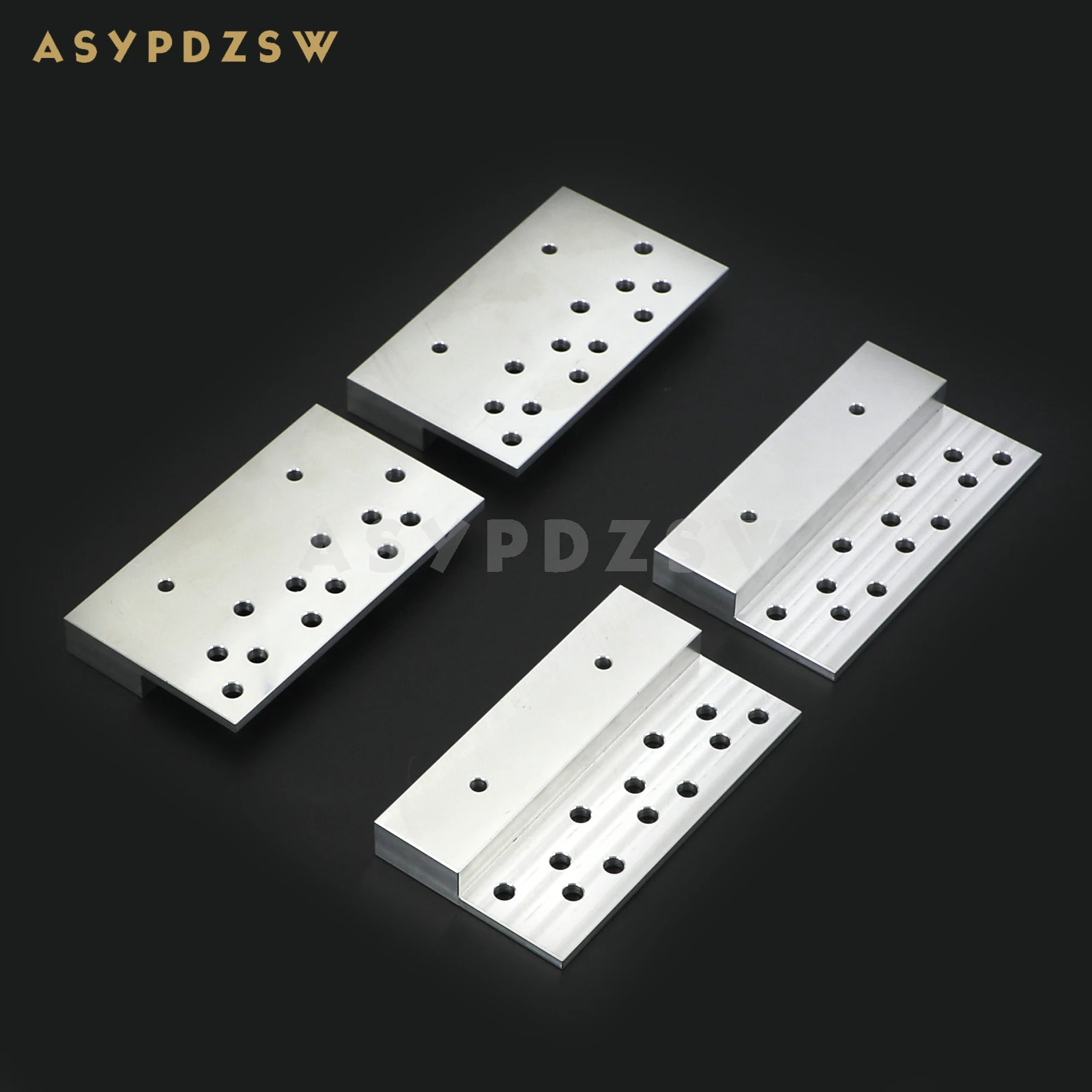 4PCS Gold sealed tube Customized Special Thermal Conductive Heat For ASYPDZSW KSA100-MKII Power amplifier Type-F angle aluminum