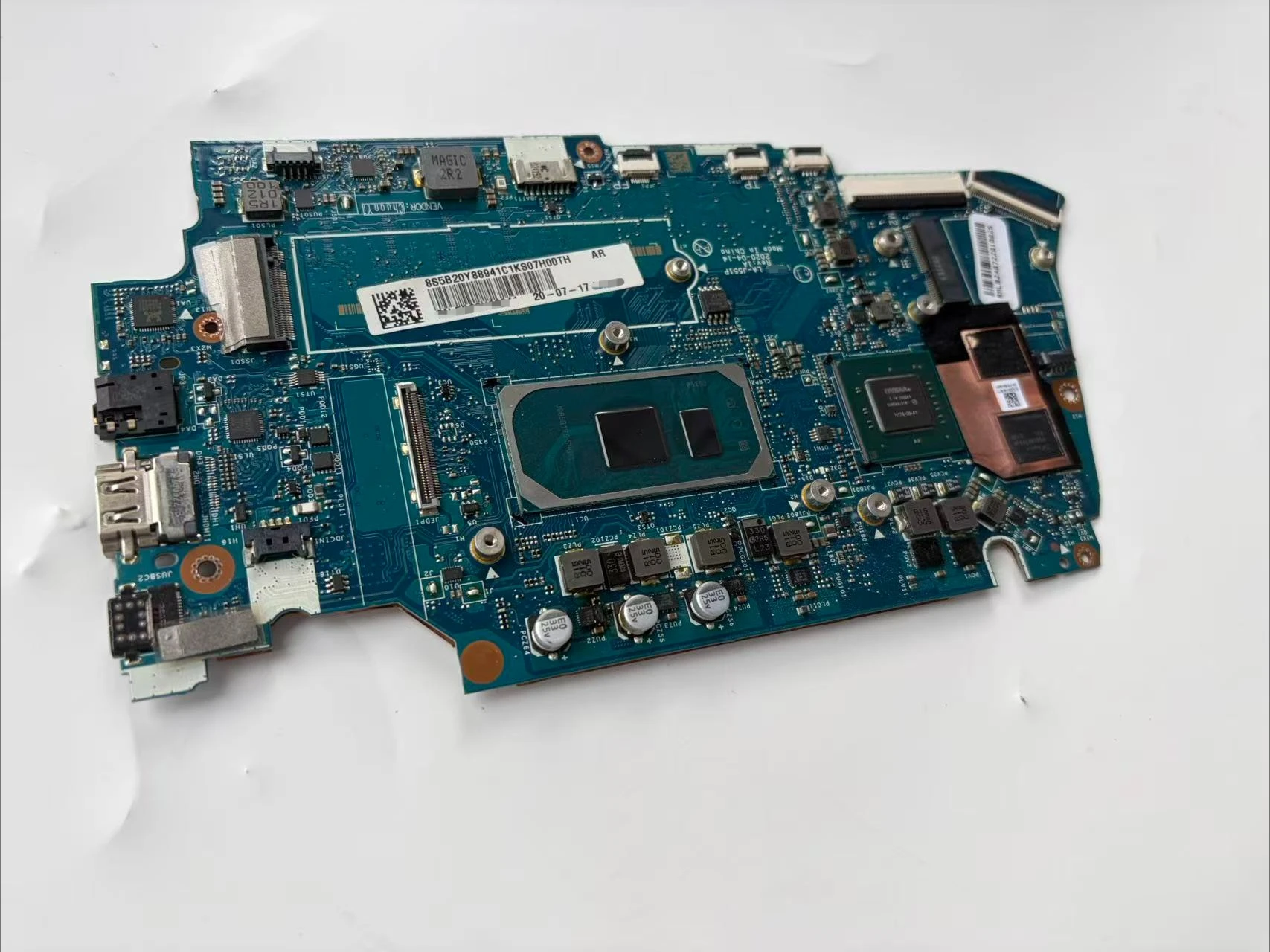 Ideapad 5-14IIL05 Laptop Motherboard LA-J551P  Mainboard for Lenovo CPU I5-1035G1 I7 1065G7 RAM 8G 16G GPU MX350 V2G