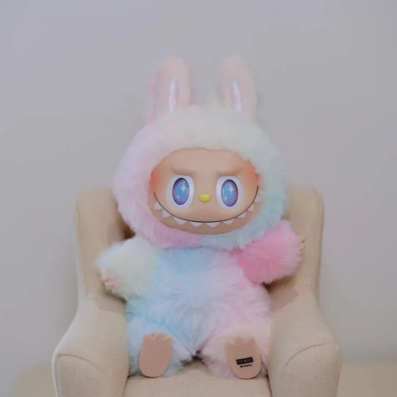 Gökkuşağı Labubu ZIMOMO Kuyruk Lideri Couture Yaratıcı Değişim DollDiy Şekil Vinil Kolye Bebek Modeli Oyuncak Çoğaltma Oyuncak Doğum Günü Hediyeleri