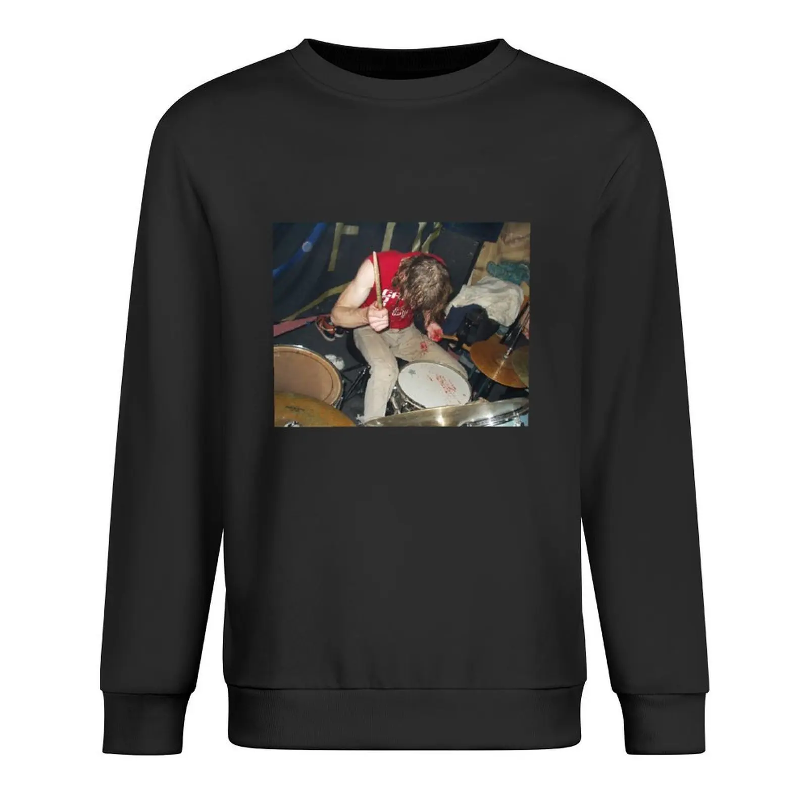 

Zach Hill Drumming Poster Pullover men clothes clothes for men men wear men's winter sweater hooded sweatshirts