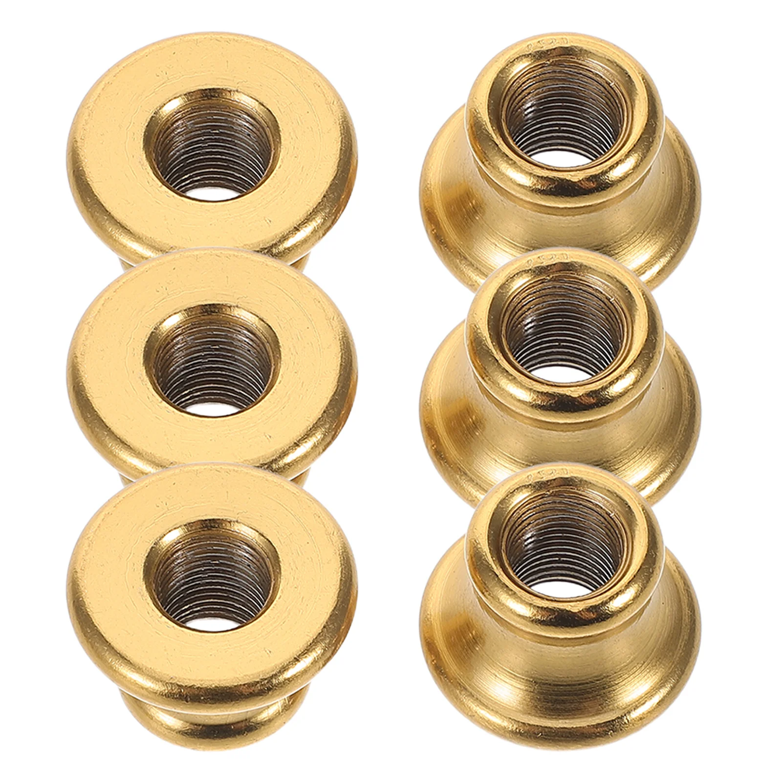 

6pcs Iron Lamp Connector M10 Thread T-Shaped Spacer For Wall Table Lamps Brass Pipe Coupling Fixture Repair Part Light Bulb Tube