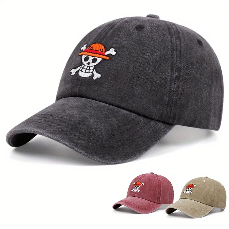 Baseball Cap New Embroidered Skull Hat Four Seasons All Cool Duck Cap Men and Women With The