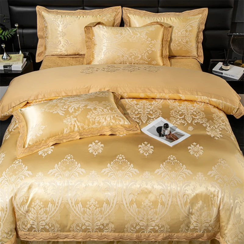 Conjunto de Cama de Luxo Europ - Embroidery Quilt Cover avaliação e preço