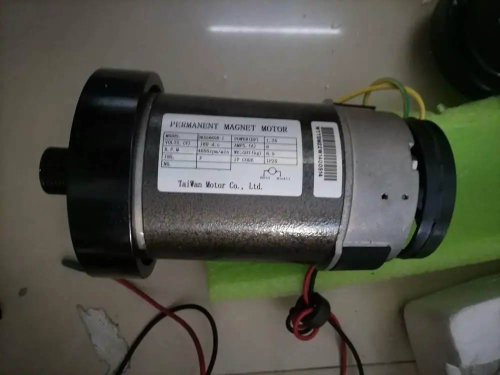 

Treadmill dc motor 1.75HP dk5566-1 180vdc 4600rpm 6a