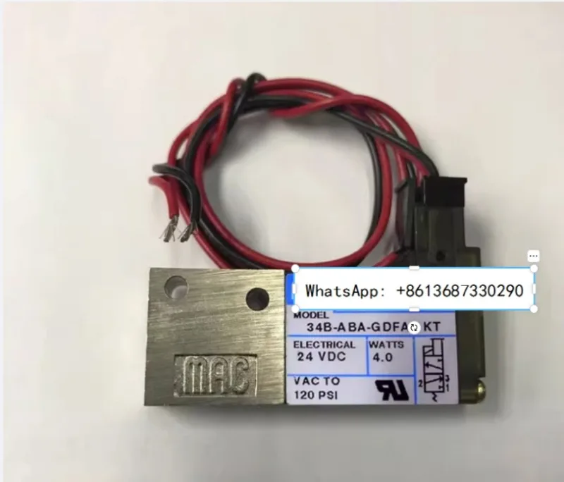 

Electromagnetic valve 44B-ABA-GDFA-1KA/44C-ABA-GDFA-1KT/34B-L00-GEMC-1KA=brand new genuine product