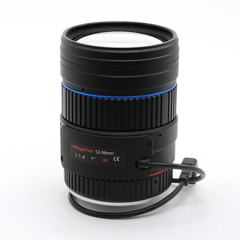 

12-36mm 4x Manual Zoom 8MP 4K CCTV Lens DC Auto IRIS F1.6 17" C Mount Lens For UHD CCTV IP Security Camera SL-0107