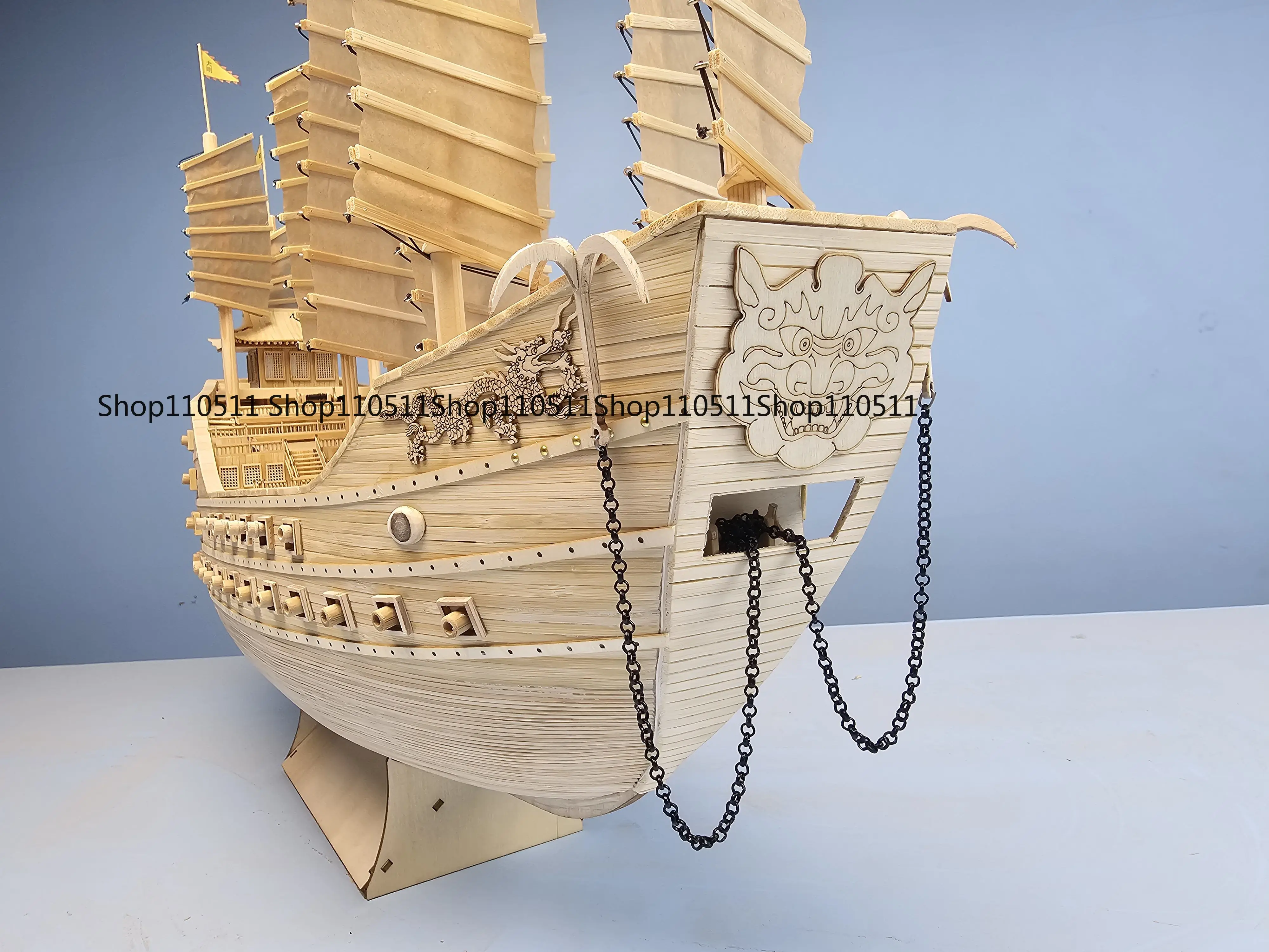 Zheng He treasure ship kit, handmade DIY material package (with video tutorial)
