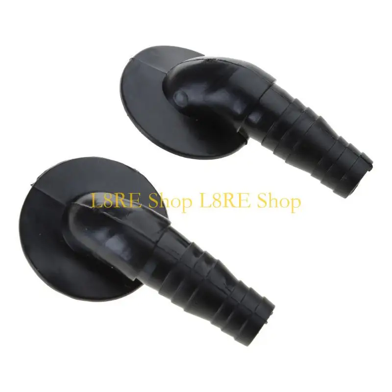 L8RE 2pcs Air Conditioner Drain Connector Elbow Fitting Air Conditioner Repair Tool