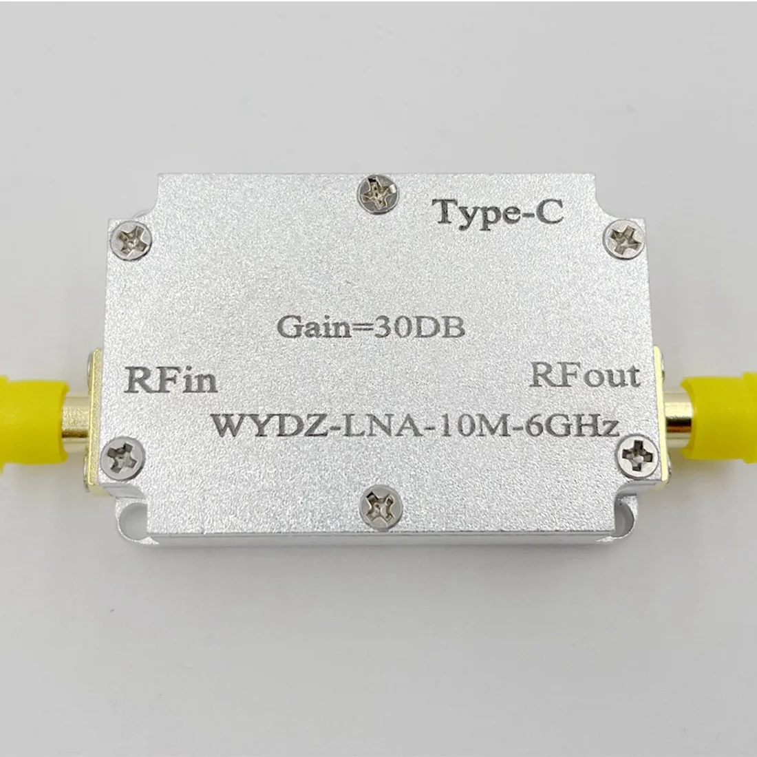 AMPLIFICADOR DE bajo ruido de 10M-6GHz, ganancia de 40DB, alta planitud, LNA, receptor de conducción de señal RF, extremo frontal para Radio FM, 40DB