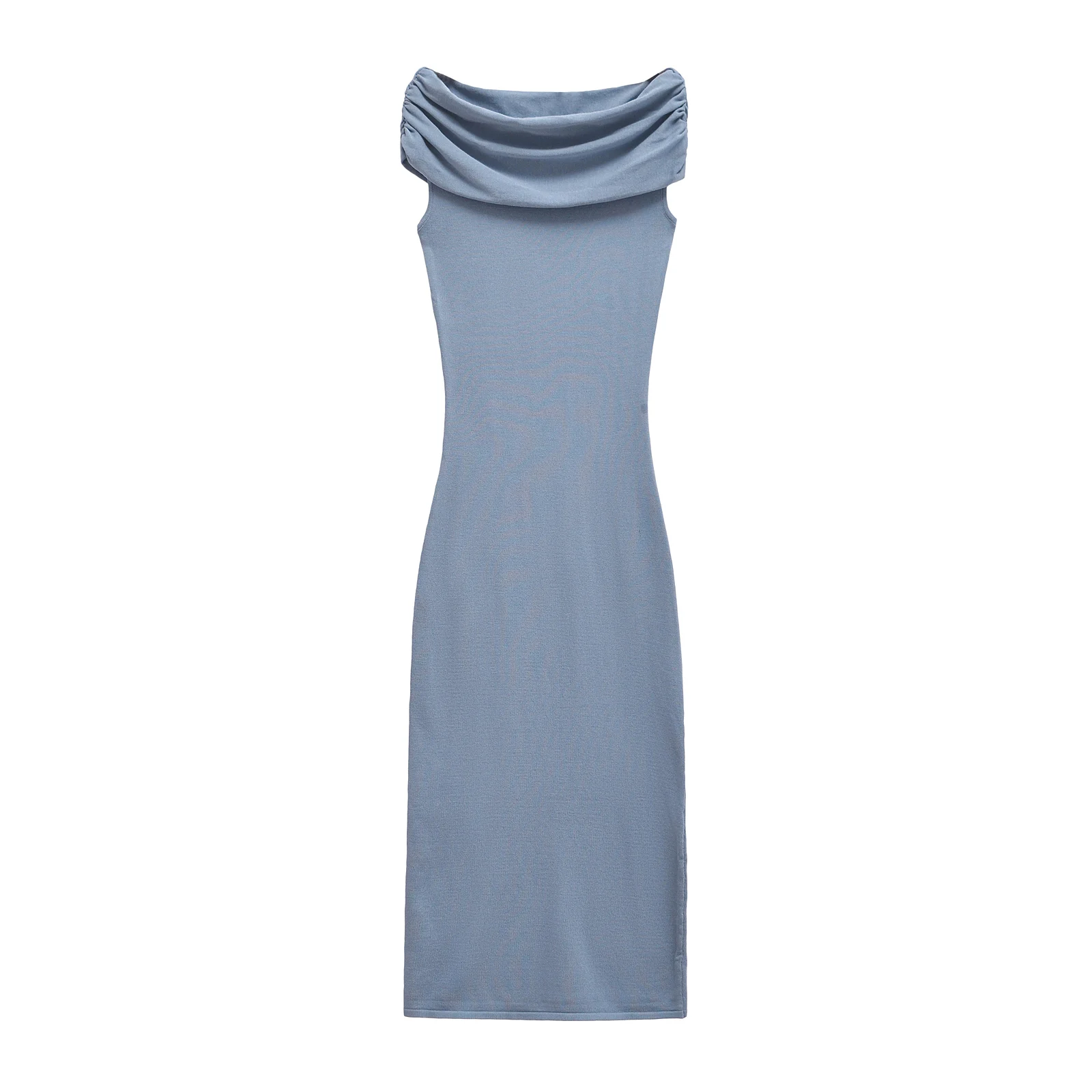 Autumn Women Strapless Long Dress Dresses Fashion Sexy Slim Backless Midi Dress Folds Elegant Party Dresses 3519113