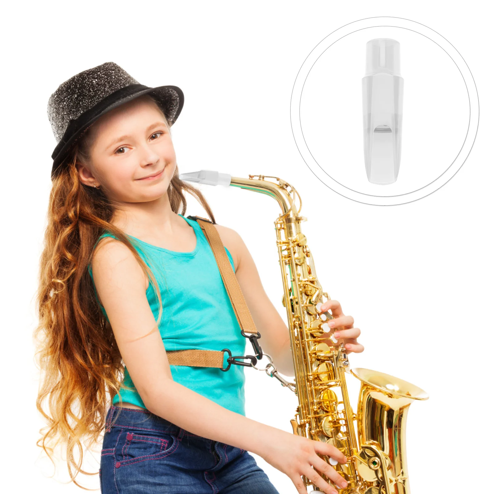 

Saxophone Mouthpiece Beginner Mouthpieces Musical Instrument Professional Alto Acrylic Ligature