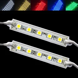 Practical 5 SMD 5050 LED Module Light Waterproof Hard Strip Bar Light Lamp 12V 5 Color For Home Decoration