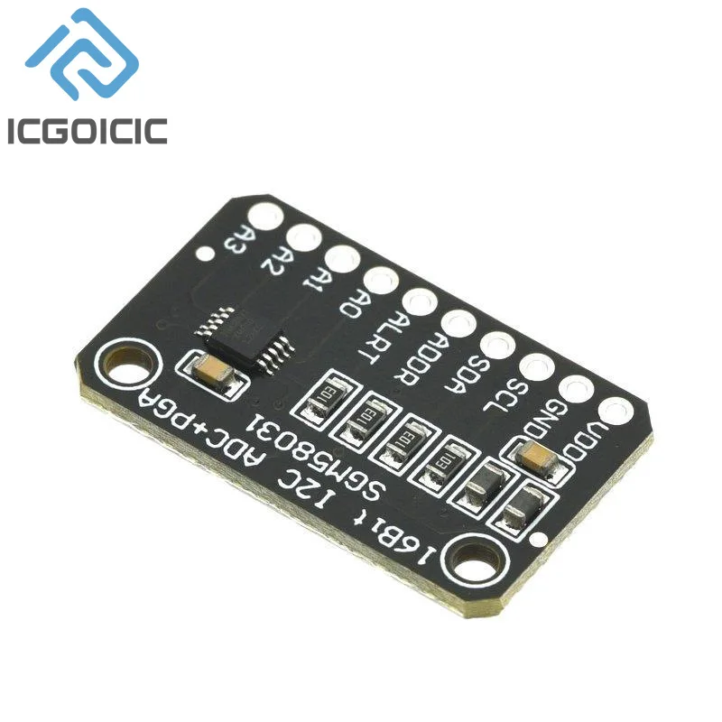 SGM58031 Development Board 16-bit High Precision I2C Module 4 Channel ADC Data Acquisition Converter 