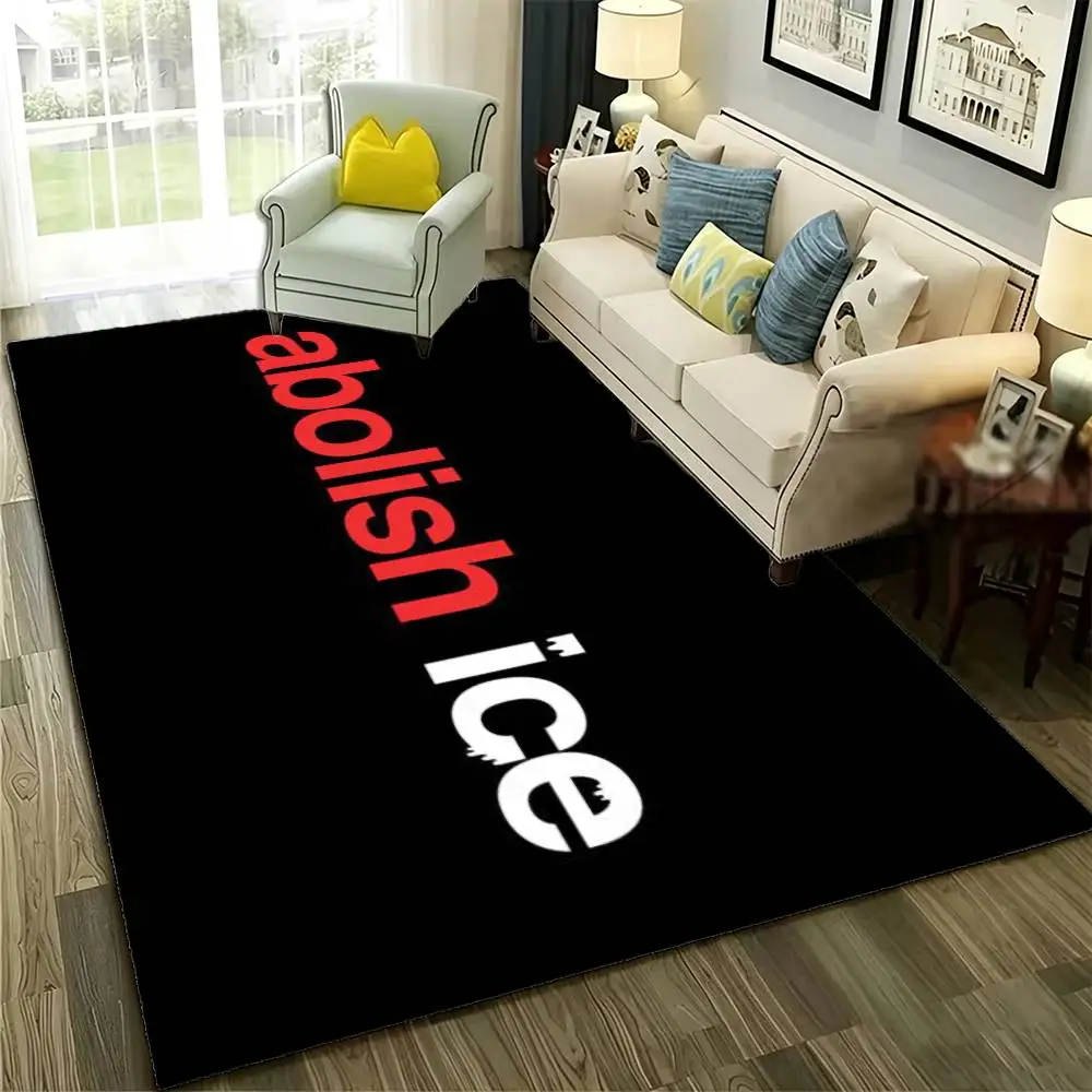 ICE OUT ABOLISH ICE Floor Mat Bathroom Absorbent Mat Rugs Simple Door Dirt-resistant Mat Home Kitchen Mat