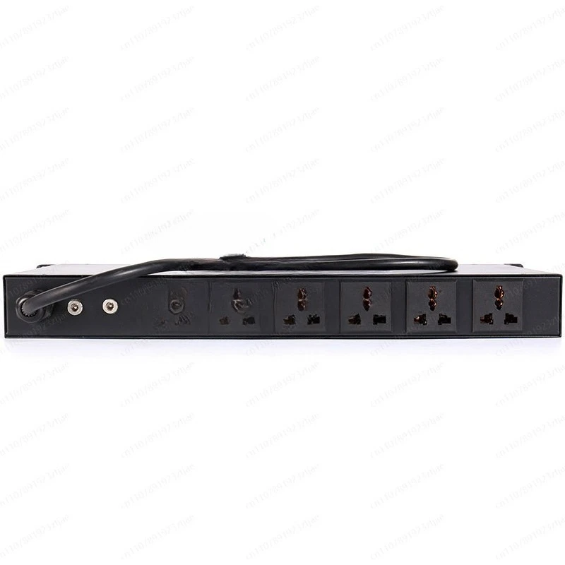 The new PDU can directly supply the wireless microphone with 12V power supply and 220V socket to meet the cabinet