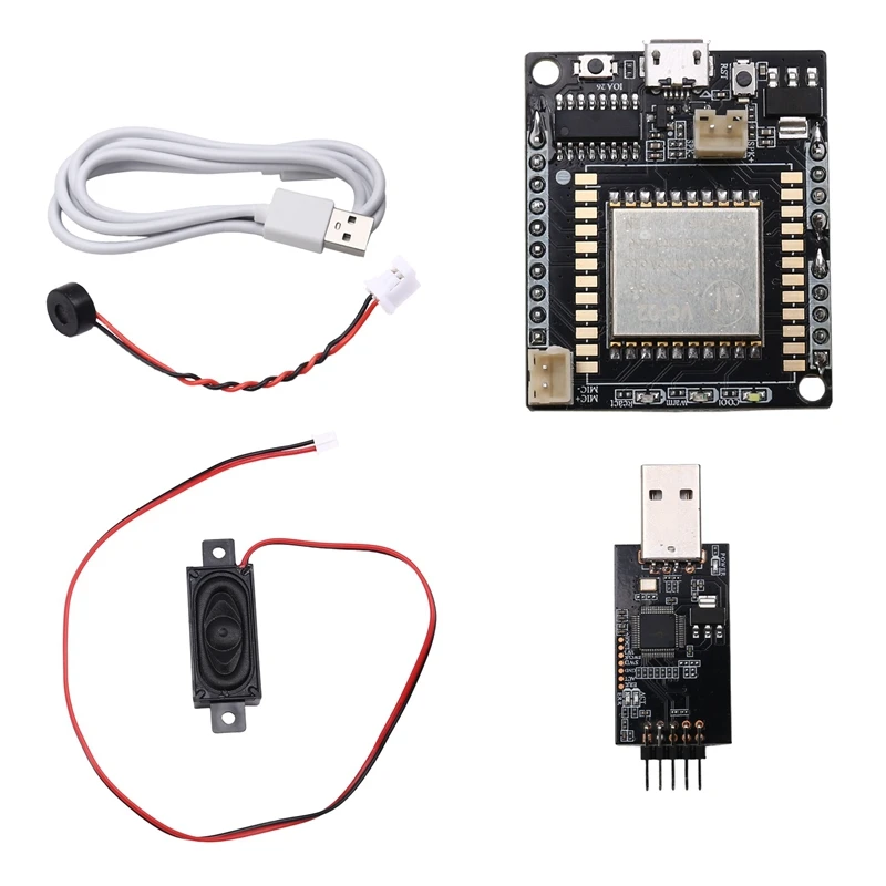 VC-02-Kit AI Intelligent Offline Voice Module Development Board With Serial Debugging Support