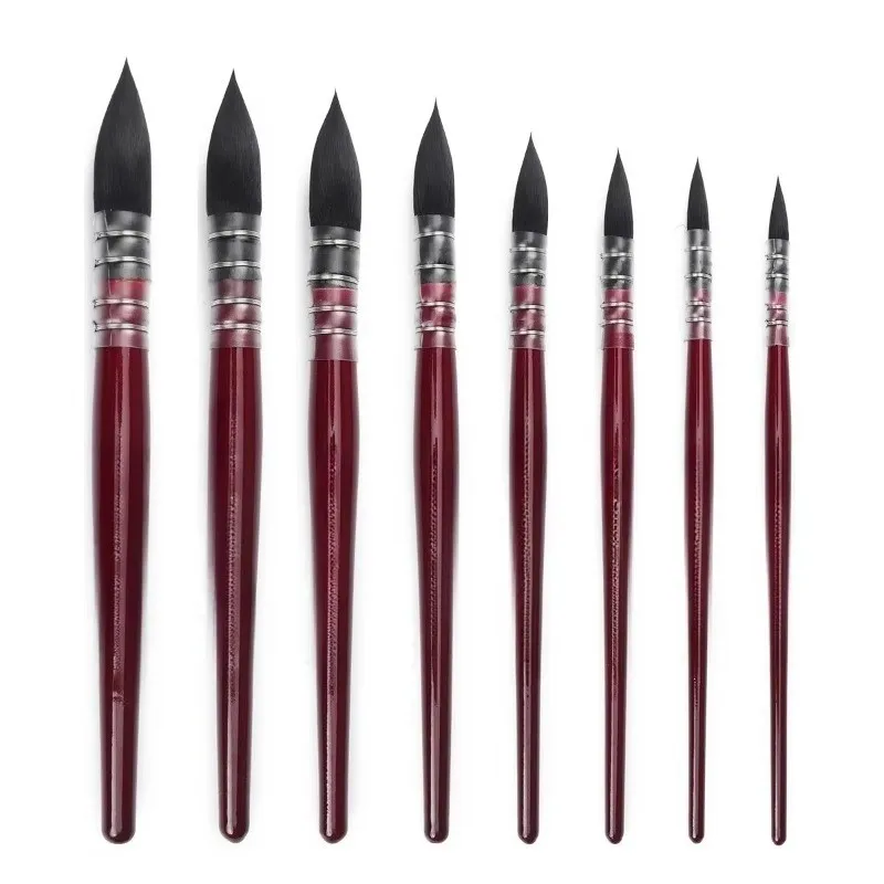 FANBAO 1Pcs Hand-Painting Brushes Professional Watercolor Brush Wood Pen for WaterColor Painting Drawing Art Supplies Artist