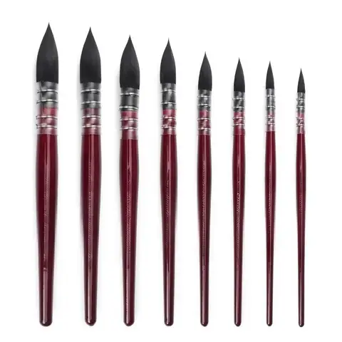 FANBAO 1Pcs Hand-Painting Brushes Professional Watercolor Brush Wood Pen for WaterColor Painting Drawing Art Supplies Artist