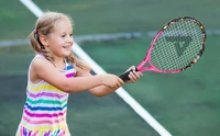 AMASPORT Tennis Rackets for Kids Toddlers 17'' with Cover Bag for Girl and Boy Tennis Racquet 6