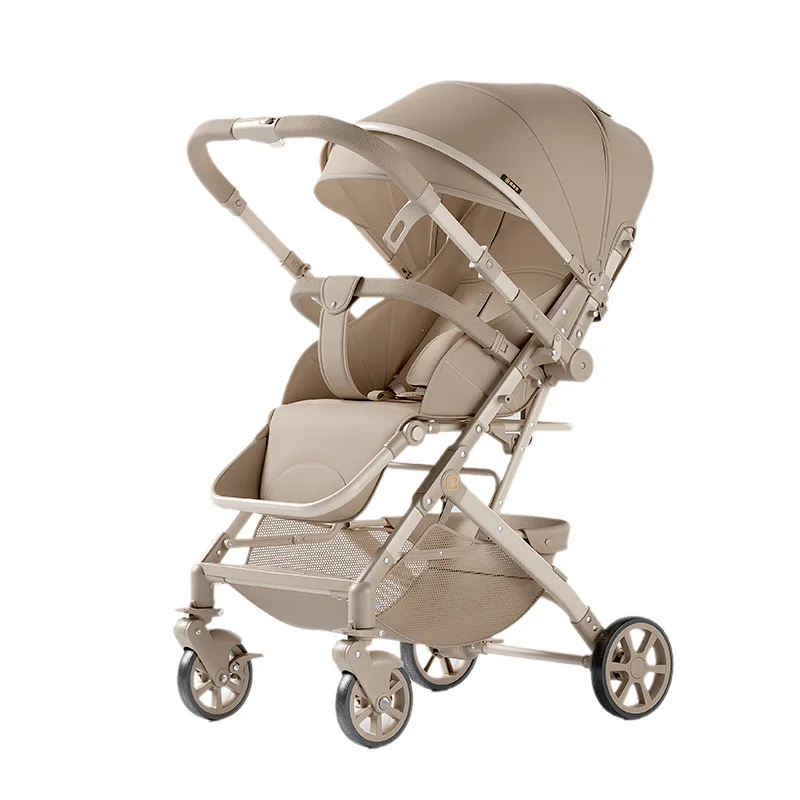 

Baby Stroller Lightweight Foldable With 2-Way Aluminum Frame Can Sit Or Lie Down High-View Stroller For Infants Aged 0-3 Years.