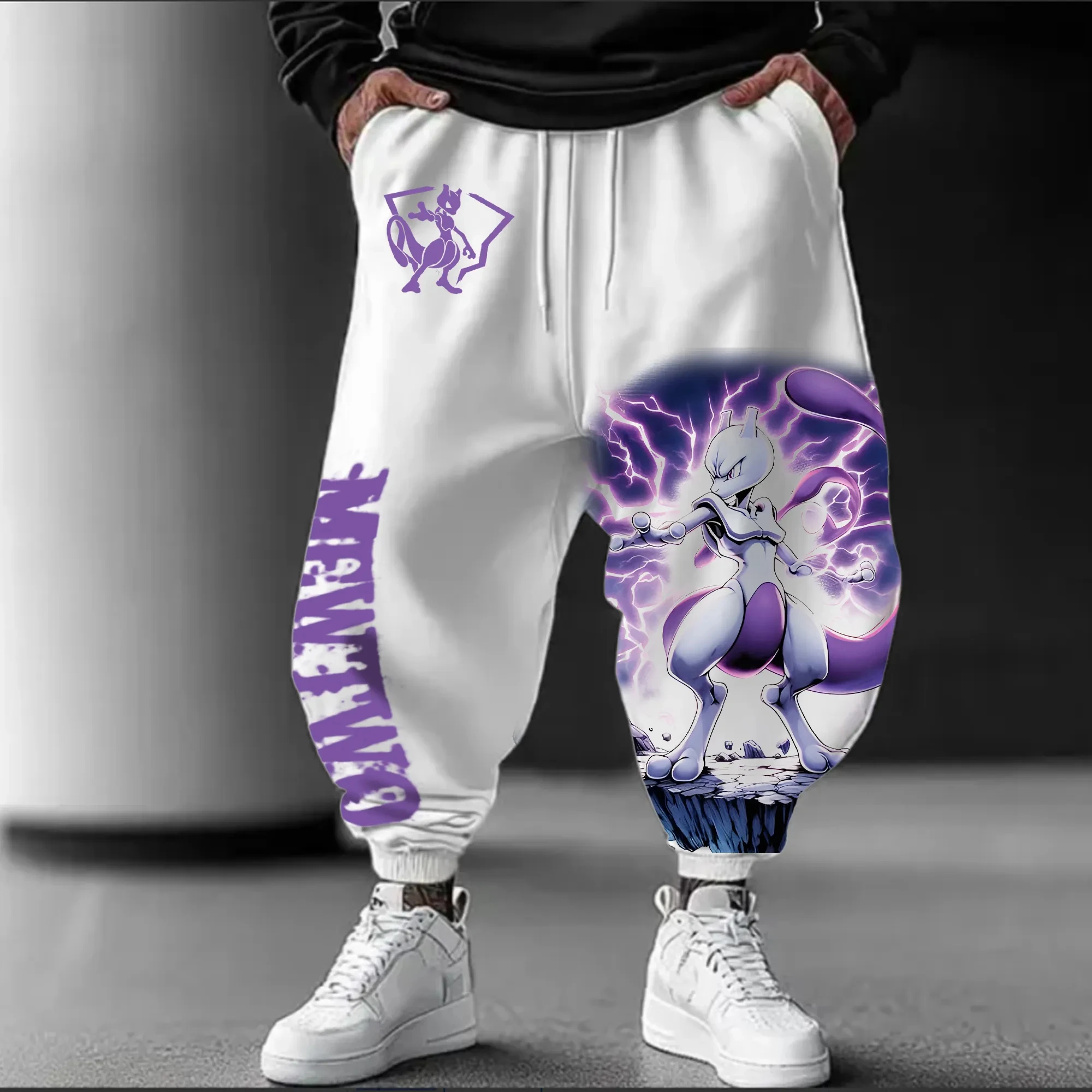 pokemon-jogo-portatil-sweetpants-masculino-e-feminino-outono-inverno-novo-mewtwo-anime-impresso-harajuku-casual-solto-calcas-conicas