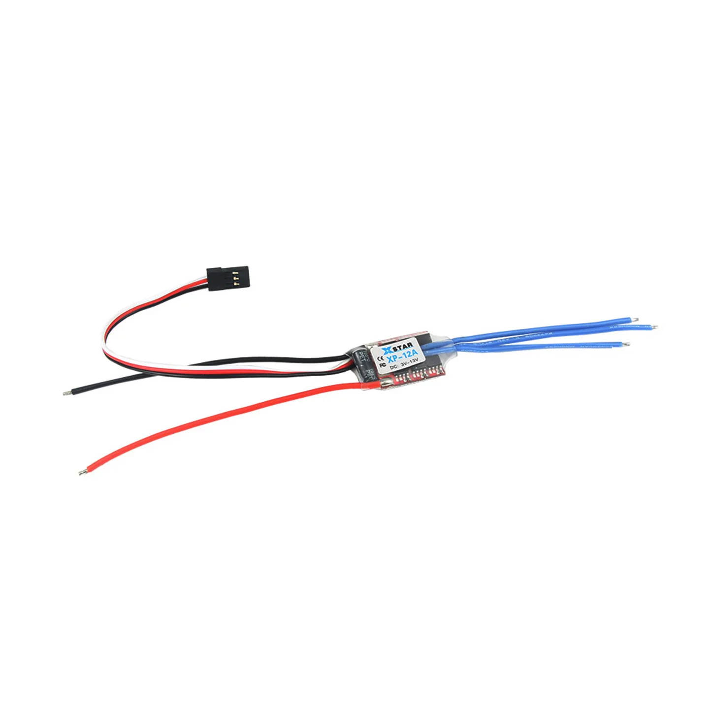 FATJAY XP-3A/7A/12A ESC RC Hobby 0.7g-8g 1-3S High-performance Brushless Electronic Speed Controller for RC Aircraft