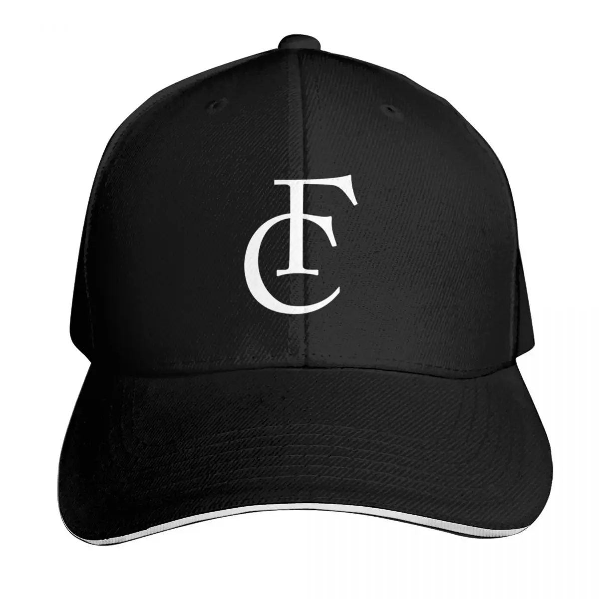B&B's Forrester Creations (White Version) Baseball Cap Contrast Two Tone Brim Snapback Flat Bill Strapback Dad Hat