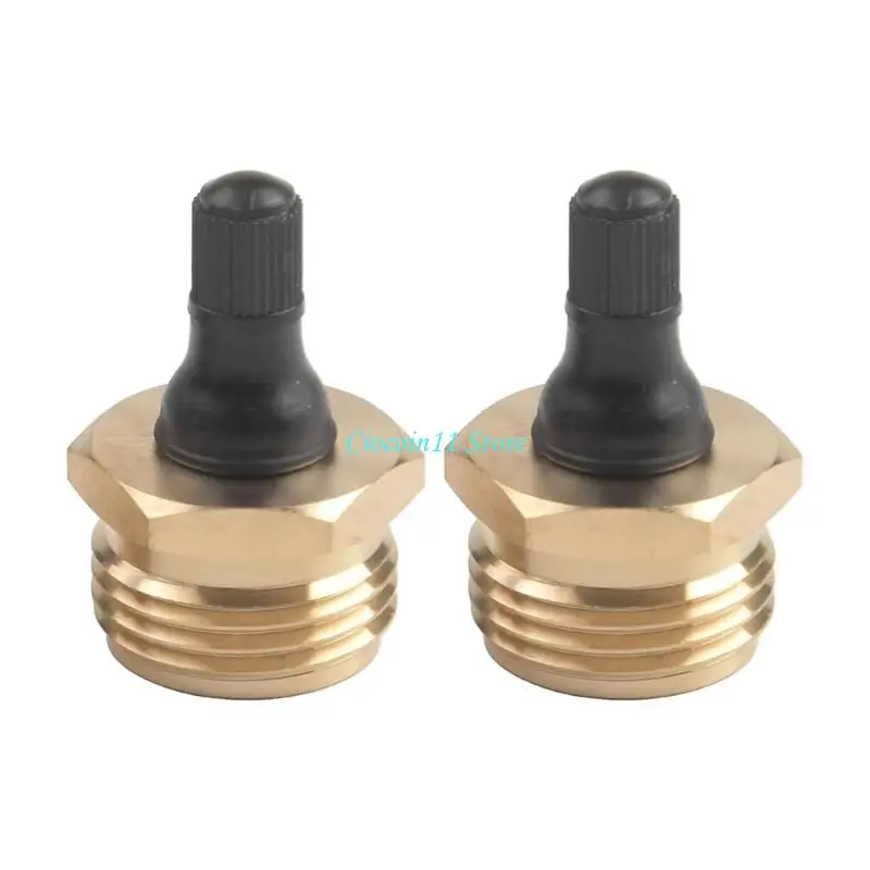 

Y1UB Brass RVs Water Line Anti Freeze Plug for Preventing Freeze Pipes in Campers