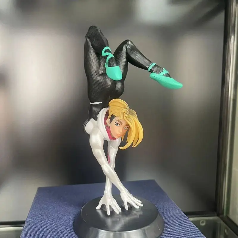 18 سنتيمتر Spidergwen الشكل العنكبوت فتاة أنيمي الشكل فيلم دور جوين عمل تمثال تحصيل اللعب الديكور بولي كلوريد الفينيل نموذج دمية الهدايا #4