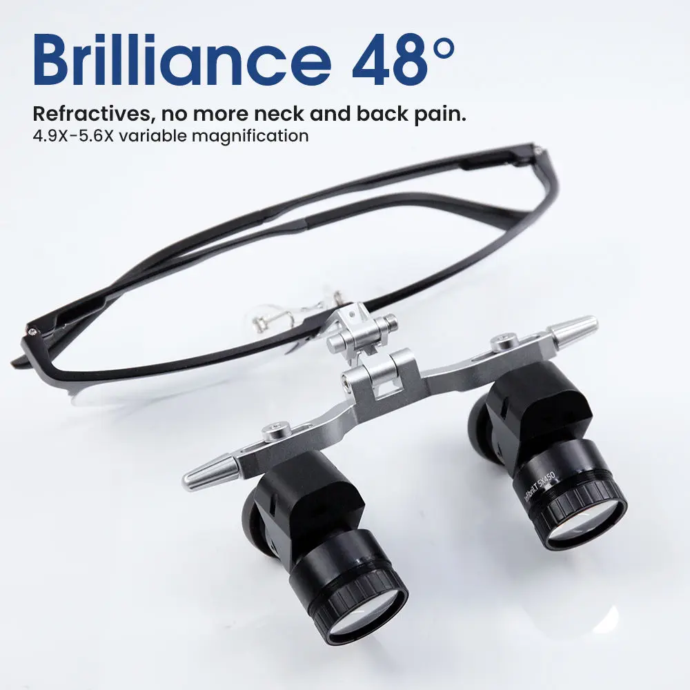 High magnifying glass 48 degree angle magnifying glass for medical surgery myopia available