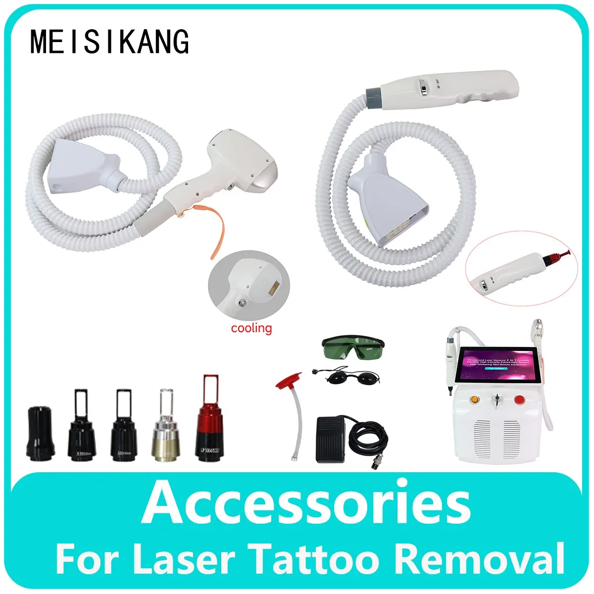 Accessories For Laser Tattoo Removal Portable Tattoo Removal Beauty Machine Nd 1064/532/1320nm Picosecond Pulse Beauty Machine