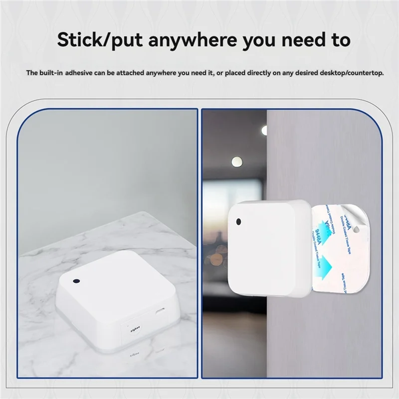 

B04B-Tuya Smart Home Sensor Zigbee Temperature And Humidity Sensor App Remote Monitoring Light Sensor Detector