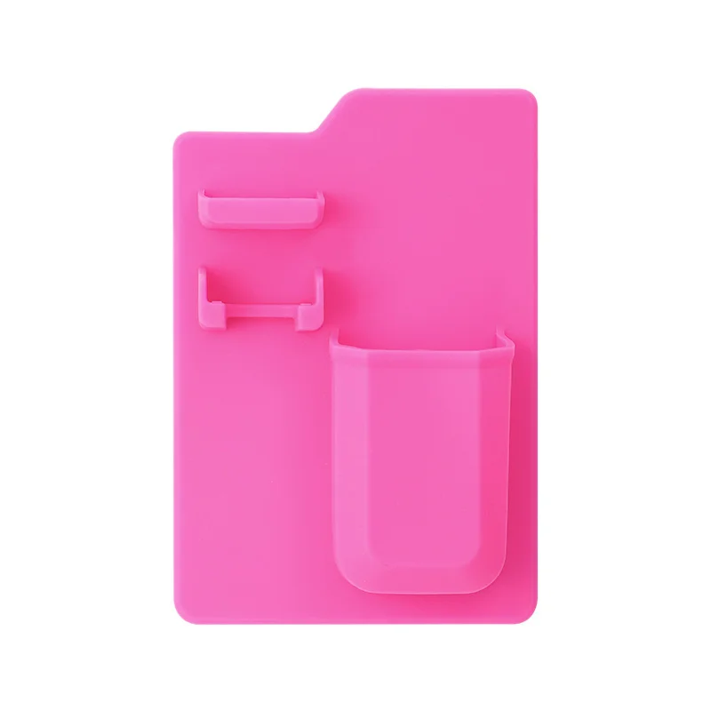 New Arrivals Silicone Bathroom Organizer Toothbrush Holder Silicone Toothpaste holder for bathroom Mirror shower