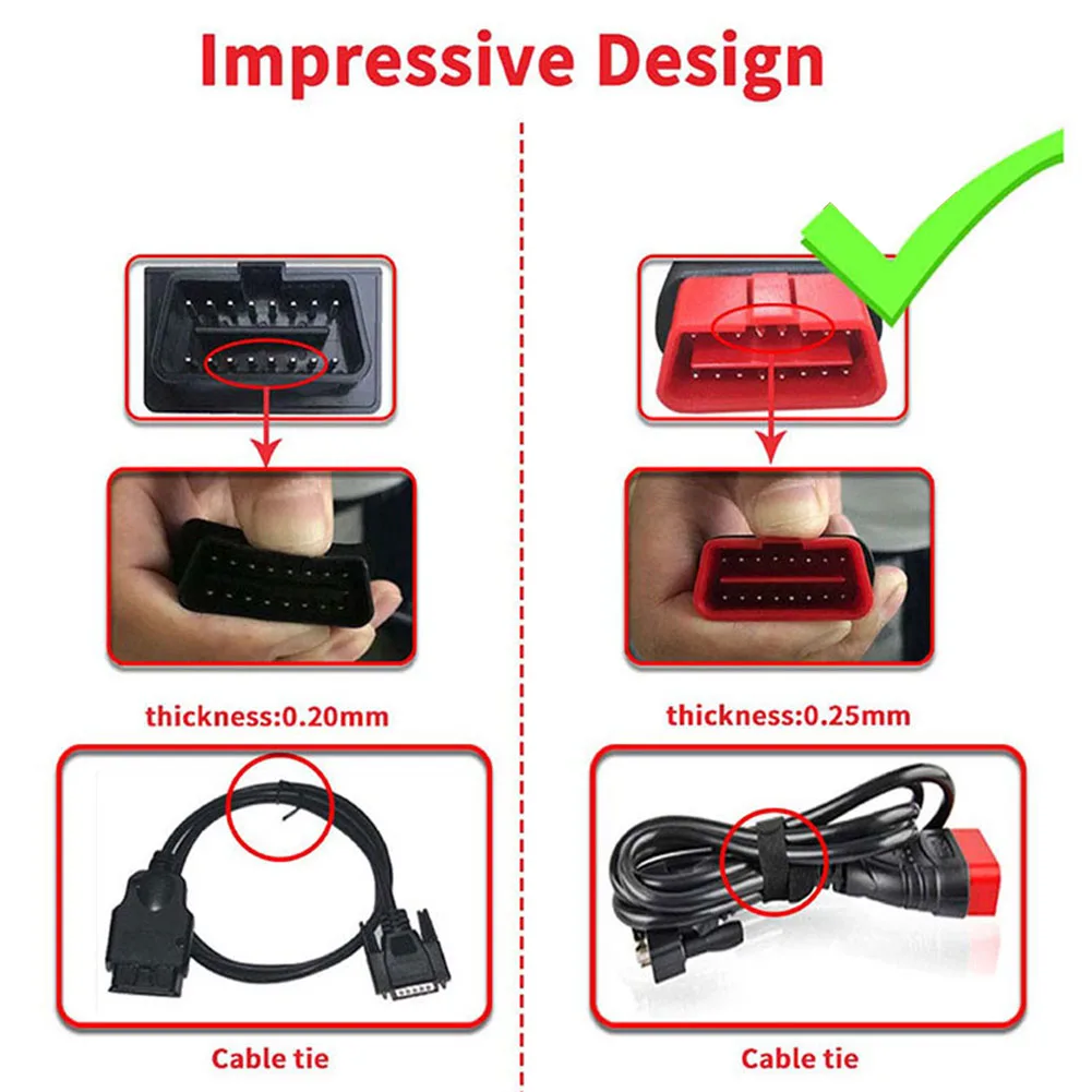 

KW808 MS509 OBD2 Fault Code Reader Scanner for Automotive Diagnostics VIN CIN CVN Reading Real Time Data Logging