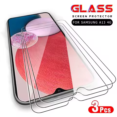 3PCS Tempered Glass For Samsung Galaxy A55 A15 A54 A34 A13 A14 A53 A52 A12 A33 A52S A32 A35 A71 A72 A51 A22 A03 Screen Protector