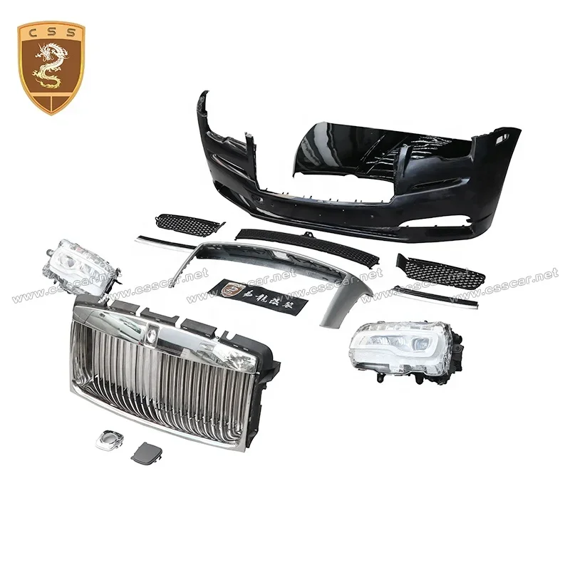 Restyling Car Old To New Style Gen 2 FRP Front Scheinwerfer Motorhaube Auto Stoßstange Baugruppe Für Rolls Royce Wraith Bodykit