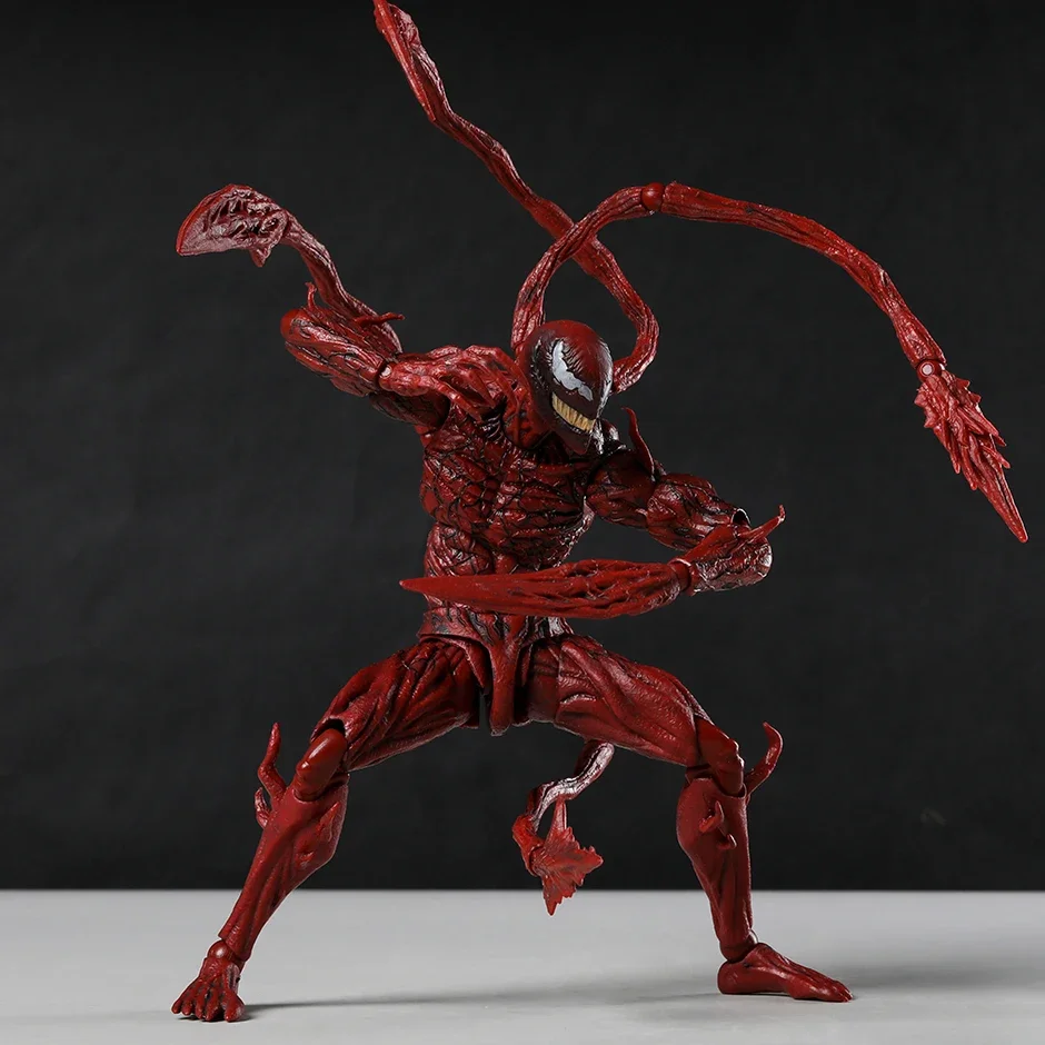 SHF Carnage - (Venom: Let There Be Carnage) 1:12 Action Figure Joint Movable Model Brinquedos Toy