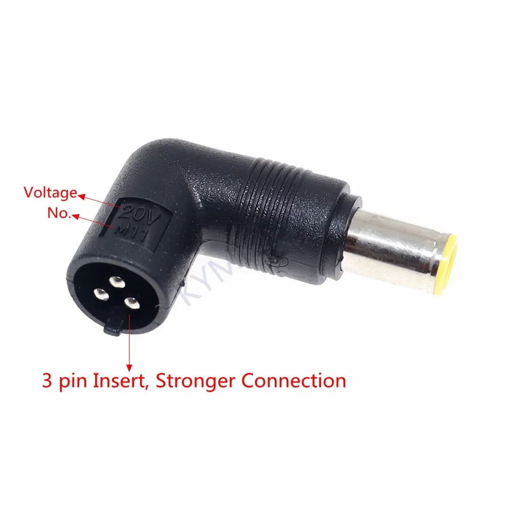 M1-M25 3-pinowe uniwersalne złącze ładowarki do laptopa DC Końcówki złącza USB Jedno końcówka USB Jedno końcówka DC 3-pinowe złącze męskie Jack — zdjęcie 5