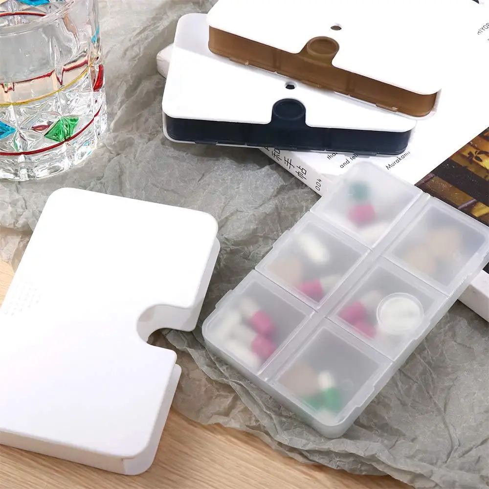 Small Portable Vitamin Outdoor Nordic Style Travel Weekly Pill Box Tablet Dispenser Pill Storage Box Pill Organizer