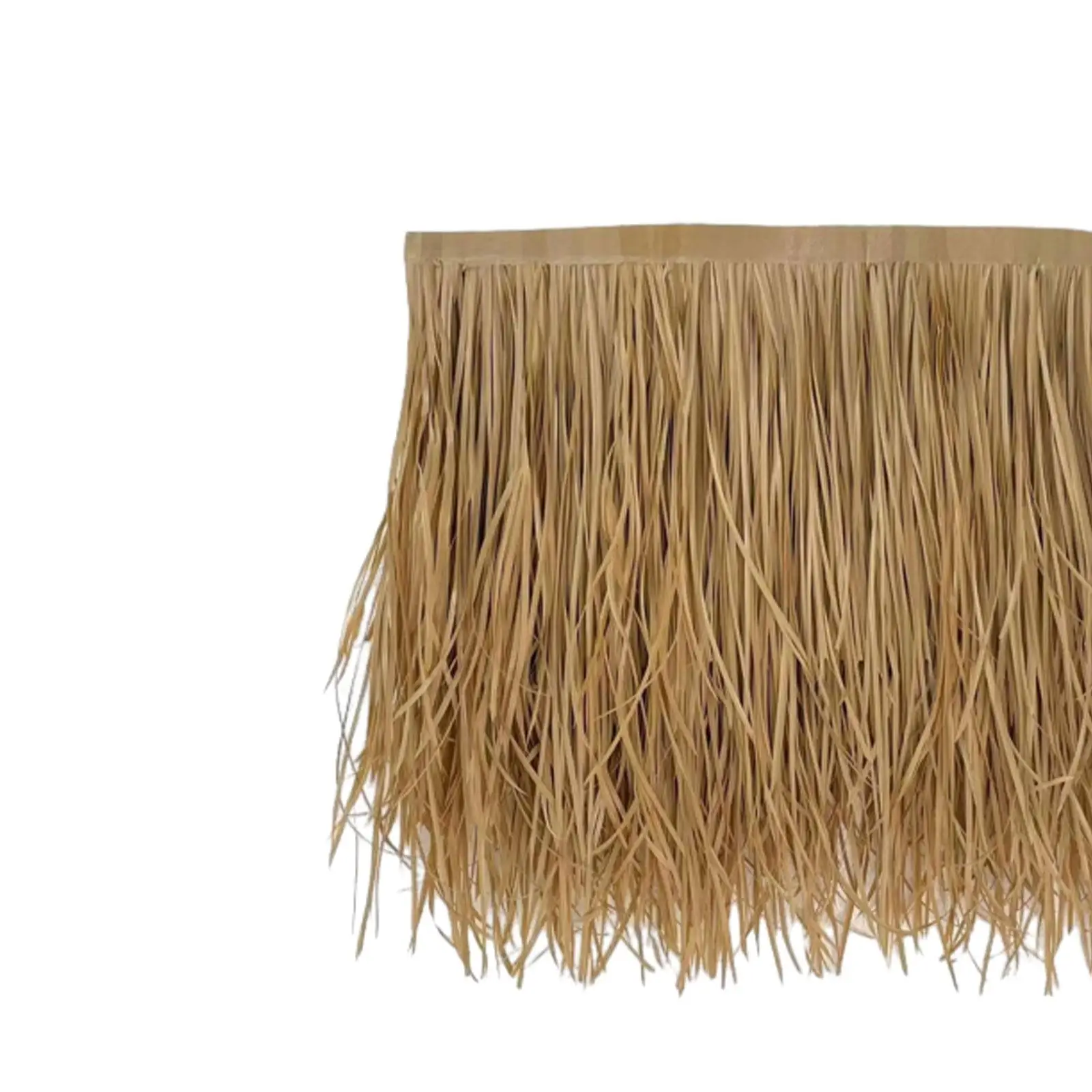 Straw Roof Thatch Fake Decorative Accs Universal Easy to Use Grass Skirting Roof for Hut Patio Outdoor Bar Party Decoration