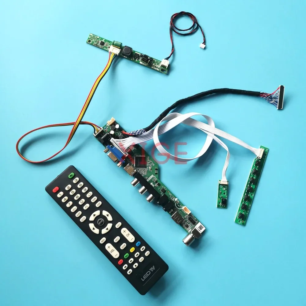

Для LTM230HL07 LTM230HL08 плата контроллера ЖК-дисплея VGA + HDMI + AV + USB монитор комплект аналогового ТВ-сигнала 27 "1920*1080 LVDS 30-контактный